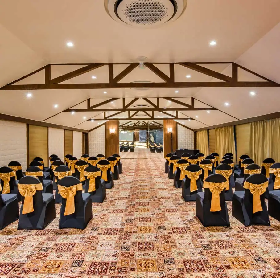 Banquet hall at Della Adventure Training Academy