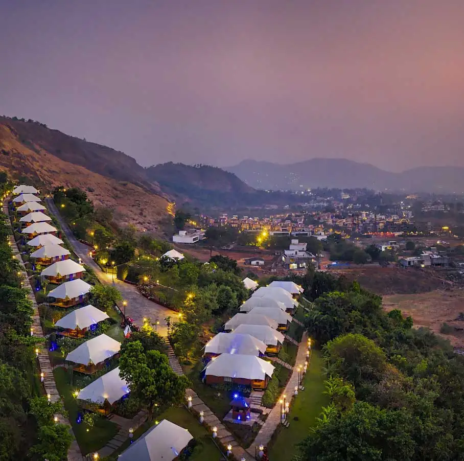 Camp deck glamping experience at Della Resorts Lonavala by Jimmy Mistry