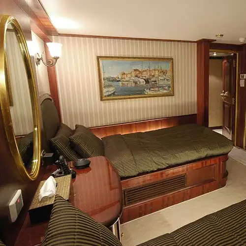 Cabin interior architecture on MY Kalizma yacht by Jimmy Mistry