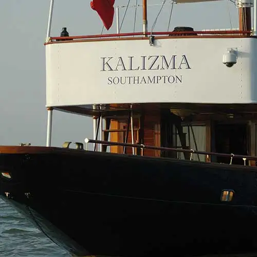 MY Kalizma luxury yacht exterior designed by Jimmy Mistry