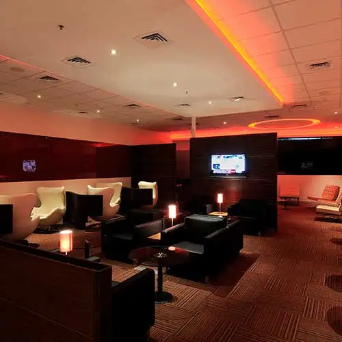 Kingfisher lounge seating area interior designed by Jimmy Mistry