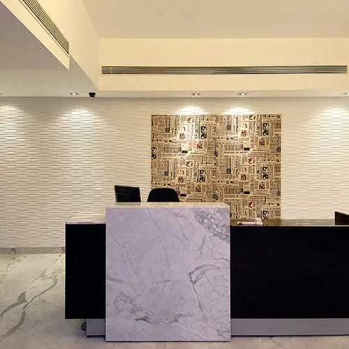 Creative design studio workspace interior by Jimmy Mistry