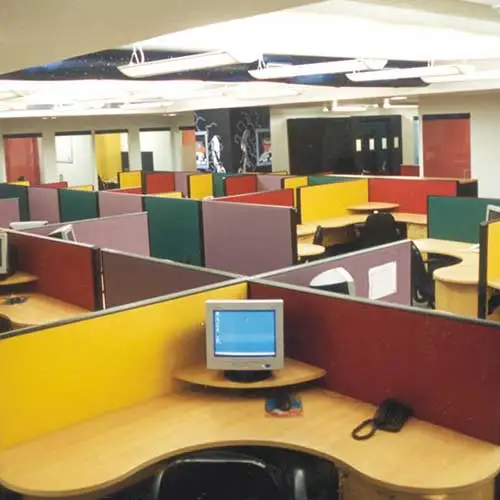 Workstation layout inside design studio by Jimmy Mistry
