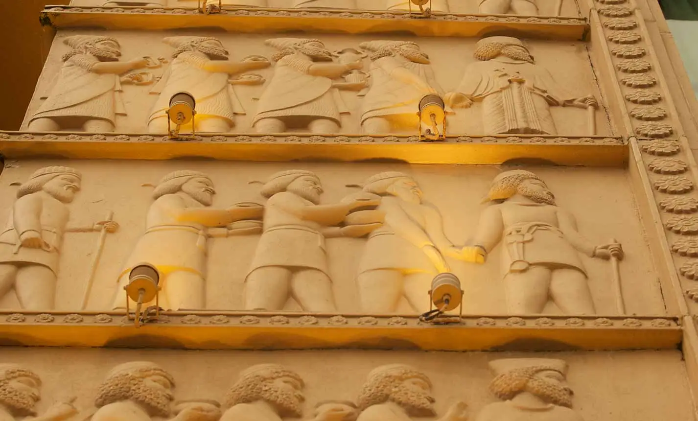 Classical building design at Della Tower