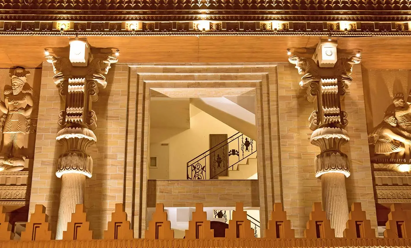 Luxury facade architecture at Della Tower