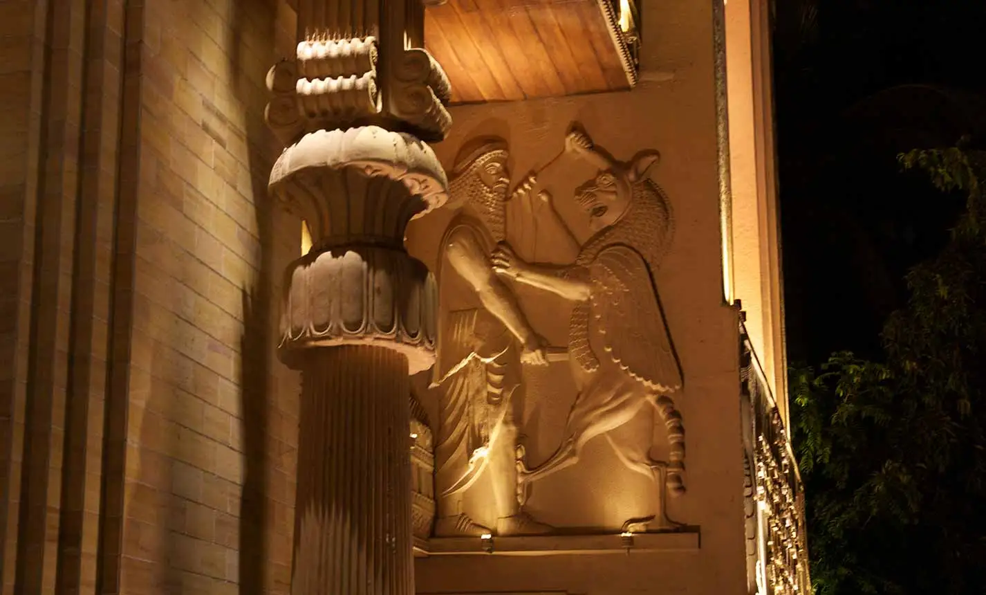 Luxury facade lighting design at Della Tower