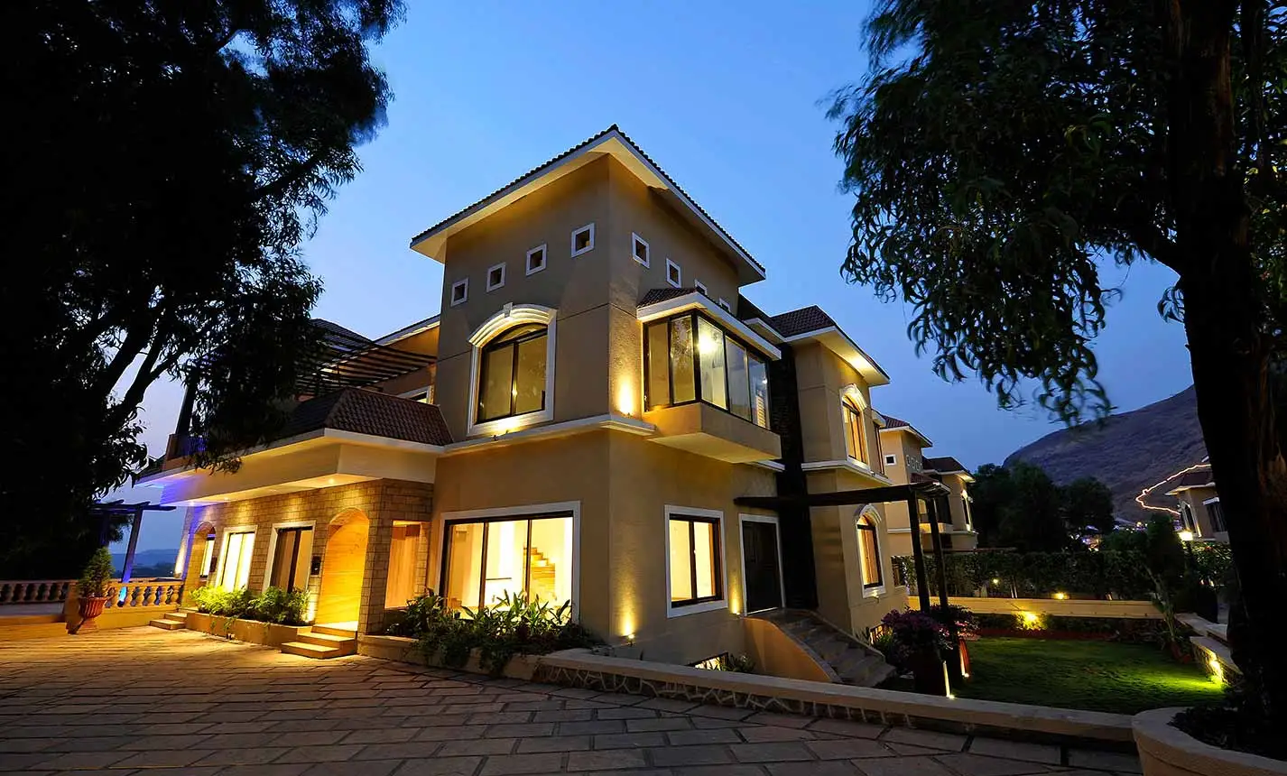 Luxury gated community villa at Della Villas by Jimmy Mistry