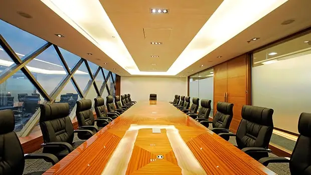 Meeting room interior designed by Jimmy Mistry