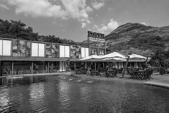 Della D.A.T.A military themed glamping resort in Lonavala with luxury tents and outdoor dining area launched in 2018