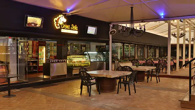 Creme Della bakery and cafe at Della Resorts