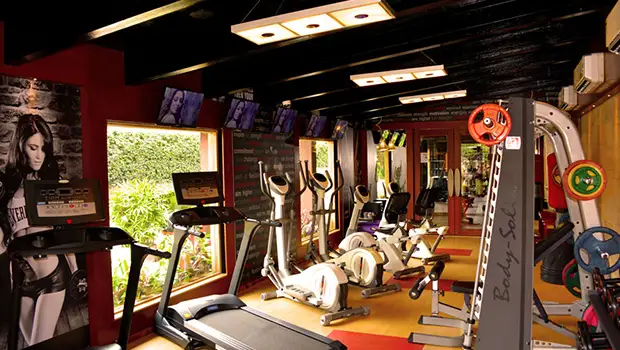 Fitness club gym at Della Resorts Lonavala