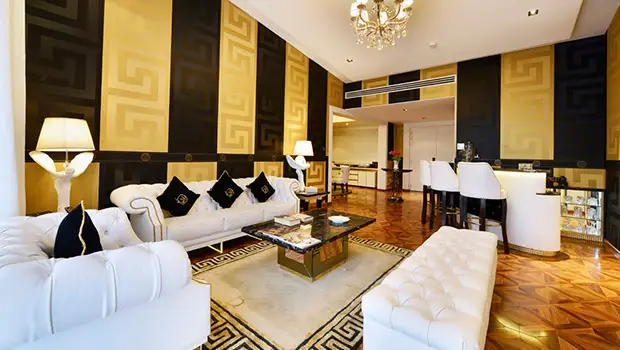 Luxury villa interior design at Della Resorts Lonavala by Jimmy Mistry