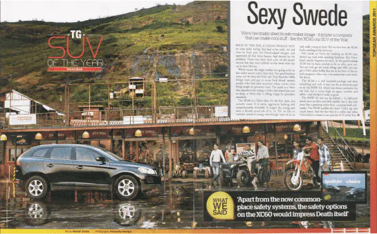 Jimmy Mistry press feature in Topgear, December 2011