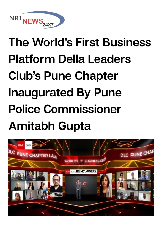 Jimmy Mistry press feature in nri news 24x7, November 2021
