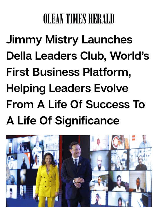 Jimmy Mistry press feature in OLEAN TIMES HERALD, June 2021