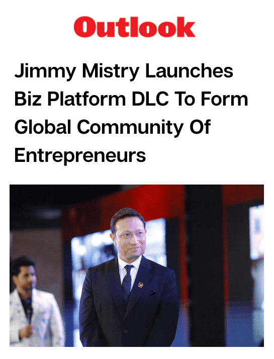 Jimmy Mistry press feature in OUTLOOK, June 2021