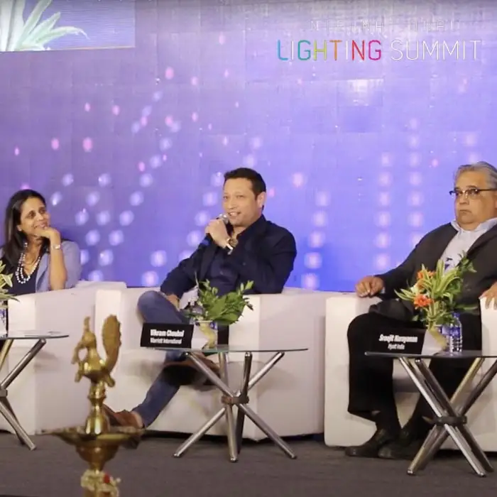 Jimmy Mistry discussing hospitality lighting challenges at ACETECH summit