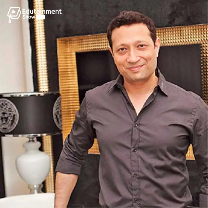 Jimmy Mistry discussing entrepreneurship and design thinking on Edutainment Show