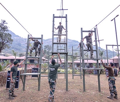 Performing Military Style Obstacle Courses at D.A.T.A. Resort