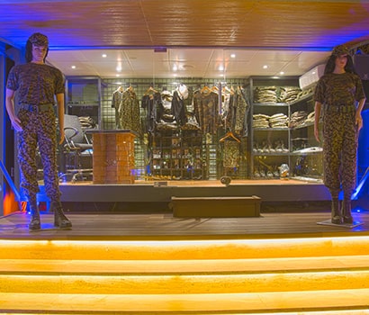 Souvenir store at D.A.T.A.