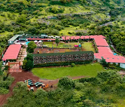 Aerial shot of D.A.T.A. Resort