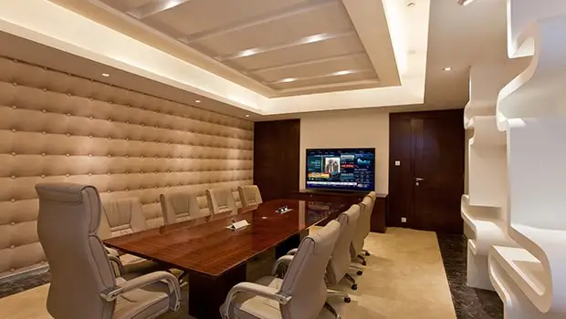 Luxury boardroom interior design by Jimmy Mistry