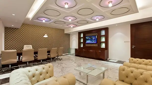 Modern living space designed by Jimmy Mistry